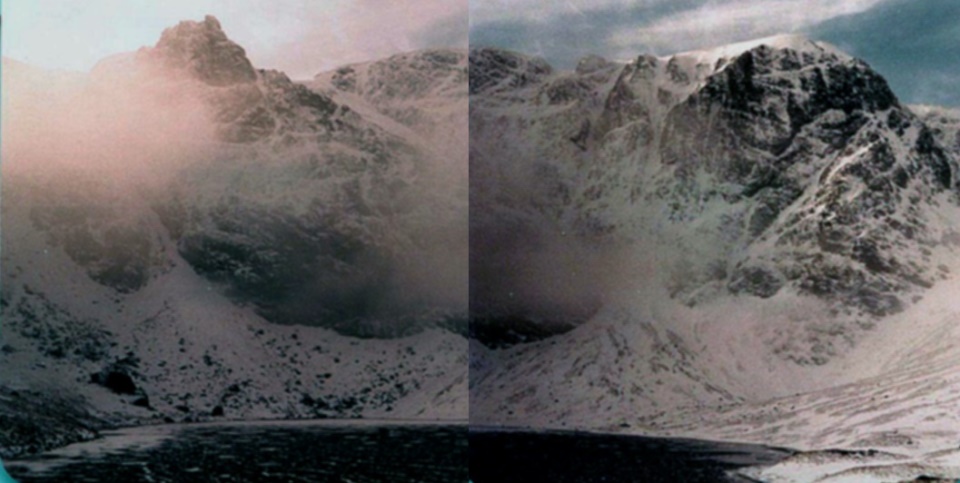 Coire Ardrair beneath Creag Meagaidh