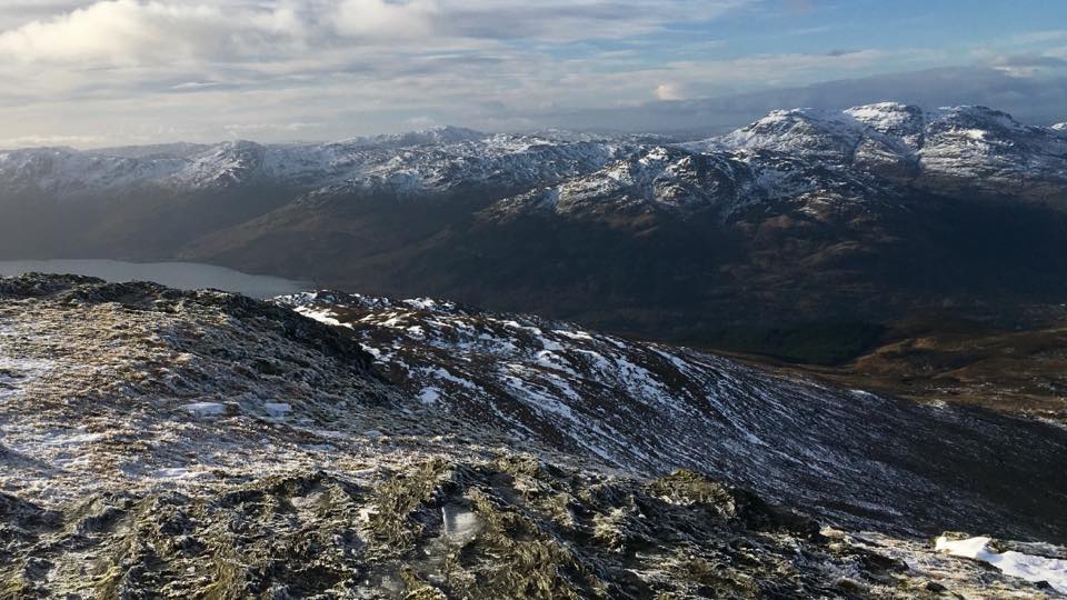 Beinn Bheula above Loch Goil from Cnoc Coinnich