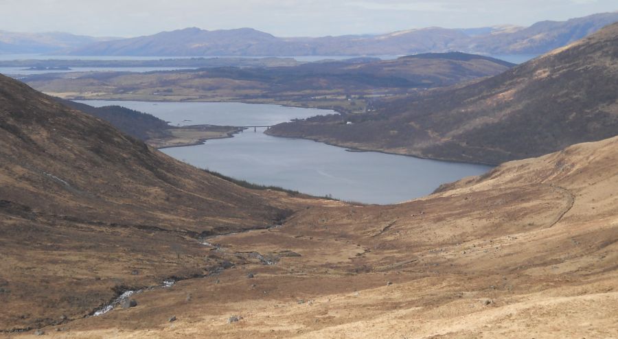 Loch Creran on ascent of Creach Bheinn