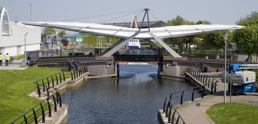 Forth & Clyde Canal at Clydebank Shopping Centre