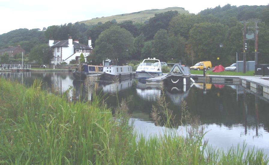 Lock at Bowling Basin on the Forth and Clyde Canal