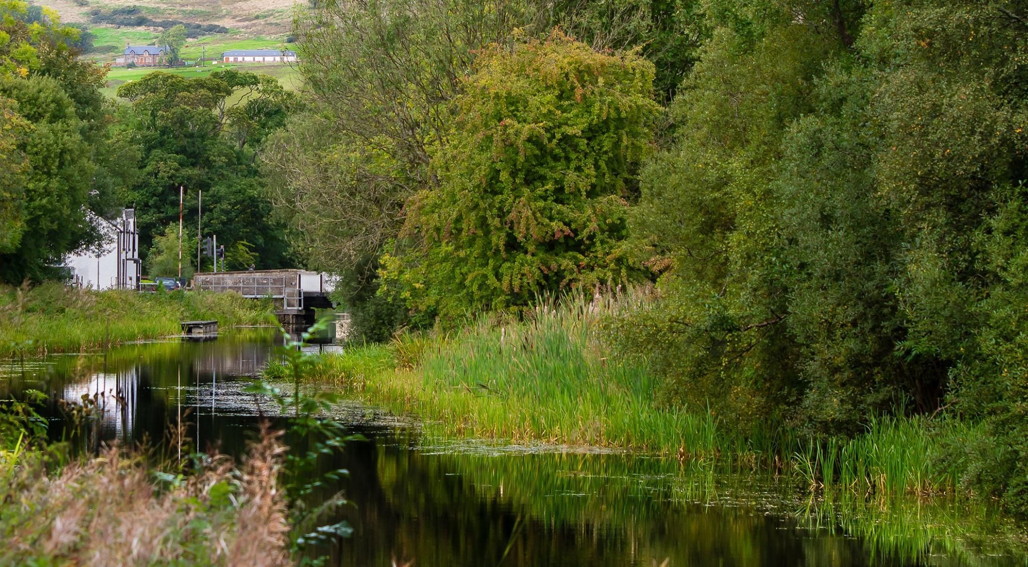 Forth and Clyde Canal beneath Erskine Bridge