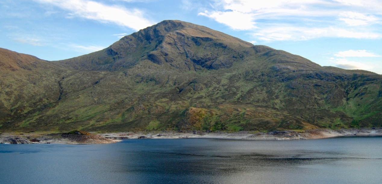 Gairich above Loch Quoich in Knoydart in the Western Highlands of Scotland