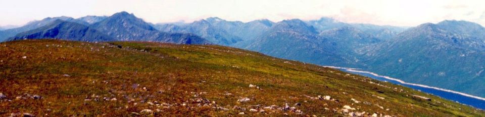 Luinne Bheinn and the Rough Bounds of Knoydart from Gairich