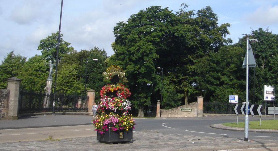 Entrance to Garscube Estate from Maryhill Road