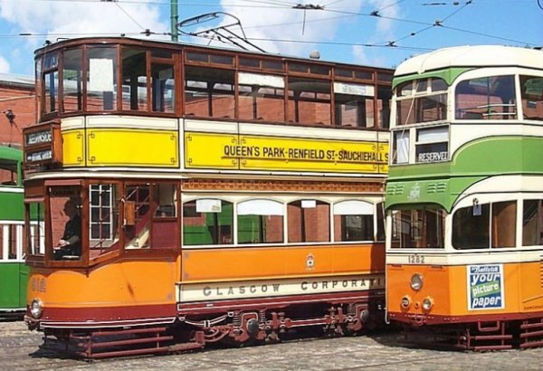 Glasgow Corporation tramcars