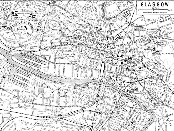 Map of Glasgow