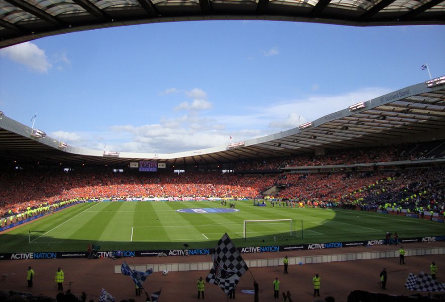 Hampden Park Football Ground in Glasgow