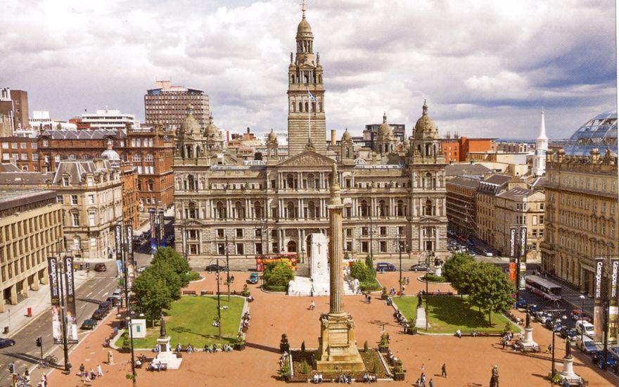 George Square in Glasgow city centre