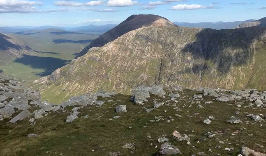 Buachaille Etive Mor from Buachaille Etive Beag