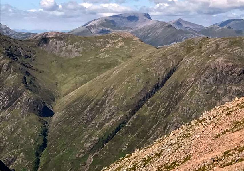 Ben Nevis from Buachaille Etive Beag