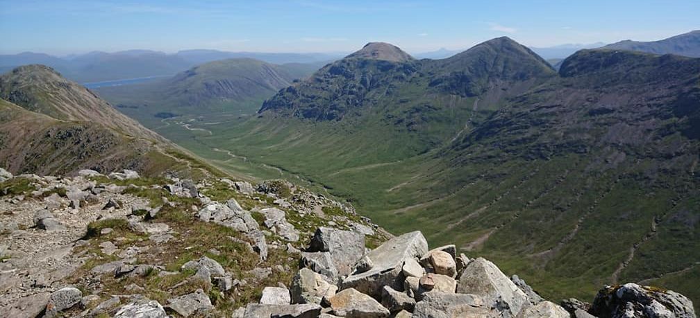 Buachaille Etive Mor from Buachaille Etive Beag