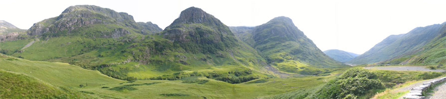 Beinn Fhada, Gearr Aonach and Aonach Dubh in Glencoe