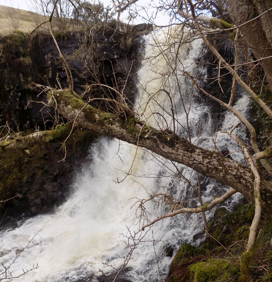 Waterfall on burn from Greenside Reservoir