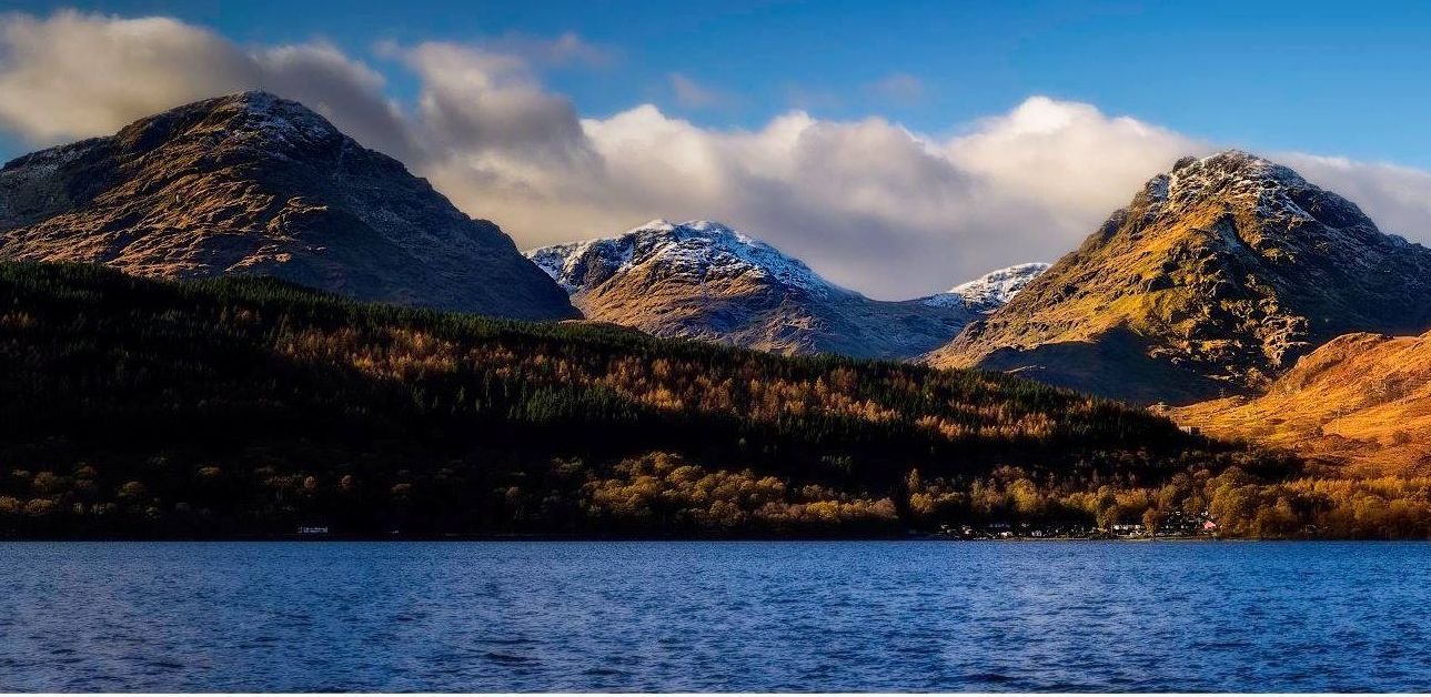 A'Chrois and Ben Vane across Loch Lomond from above Inversnaid