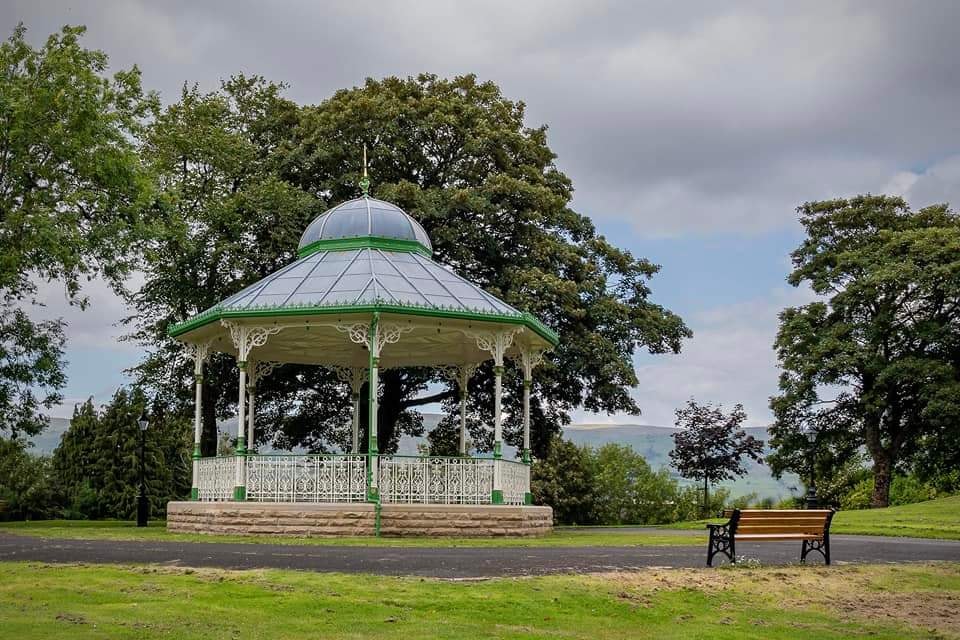 Bandstand in Peel Glen Park in Kirkintilloch