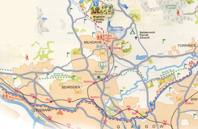 Location Map for Clydebank