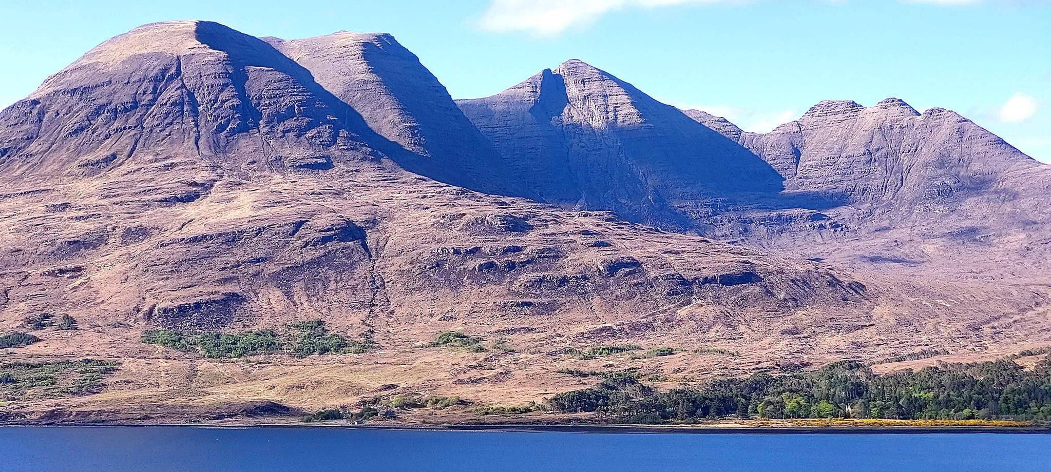 Beinn Alligin above Loch Torridon in NW Highlands of Scotland