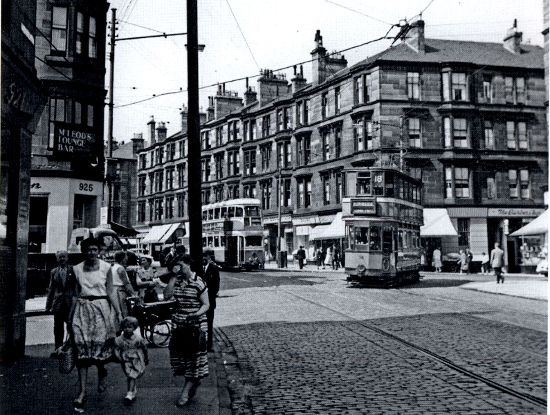 Trams in Maryhill Road