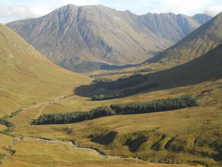 Aenoch Eagach Ridge from Creag Bhann