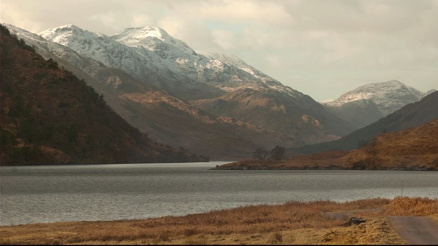 Loch Arkaig in Lochaber in Western Scotland