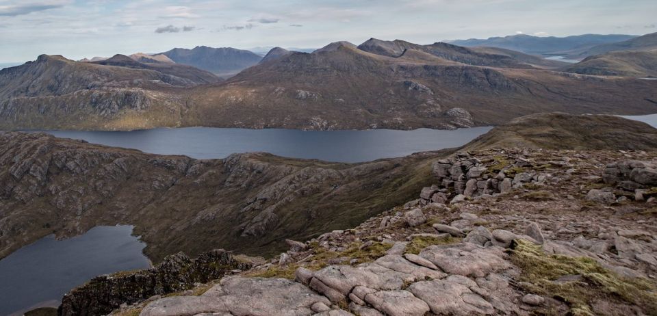 Loch Garbhaig and Loch Fada from Slioch