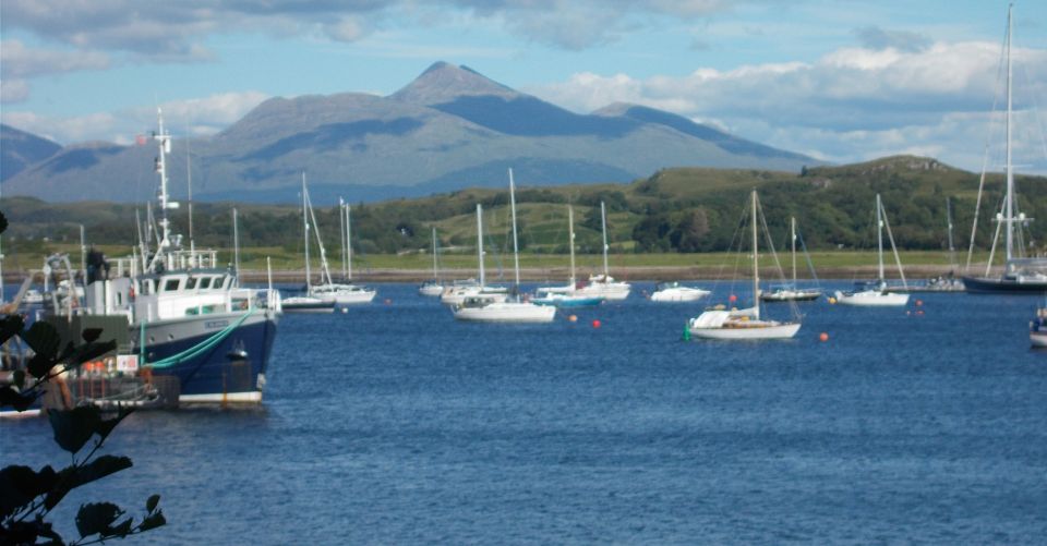 Ben Cruachan beyond Dunstaffnage Marina