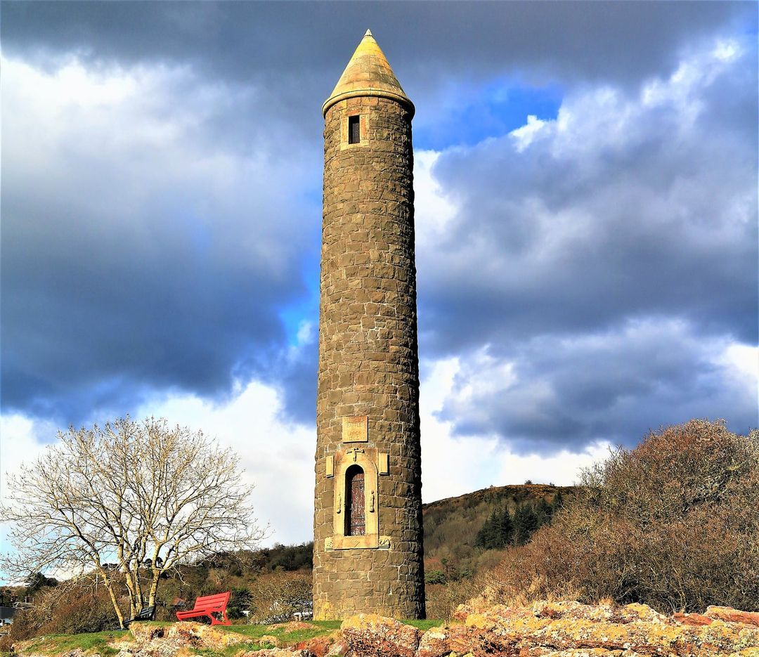 The " Pencil " monument at Largs