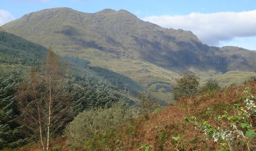 Beinn an Lochain above the "Rest and be Thankful" in the Southern Highlands of Scotland