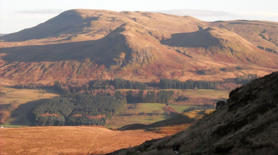 Campsie Fells on ascent to Auchineden Hill