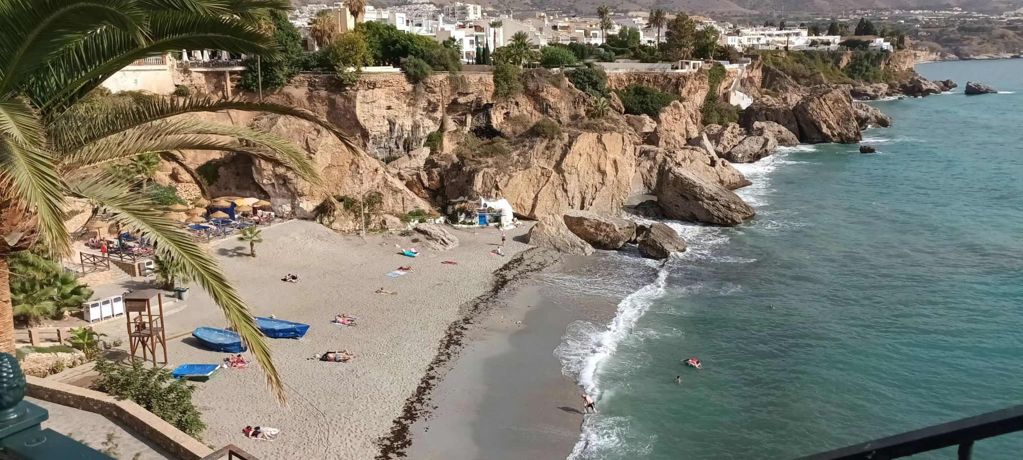 Nerja on the Costa del Sol in Andalucia in Southern Spain