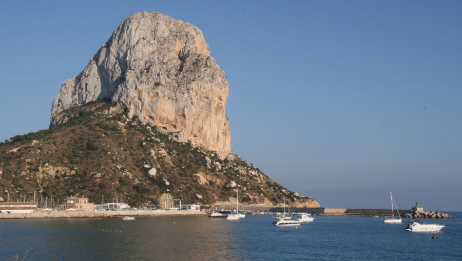 Pen de Ifach, ( Ifach Rock ) at Calpe on the Costa Blanca in Spain