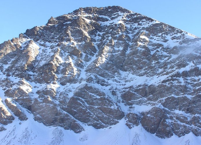 North Face of Mulhacen ( 3481m ) in the Sierra Nevada in Southern Spain