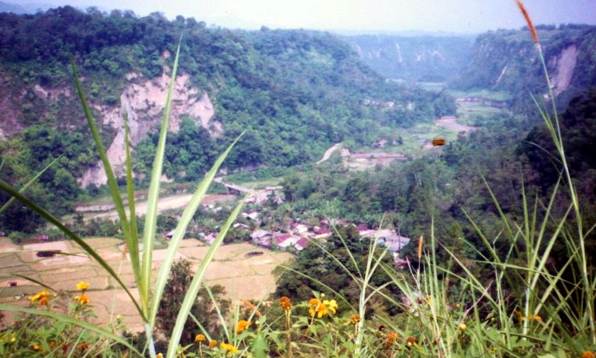 Sianok Canyon at Bukittinggi in Northern Sumatra