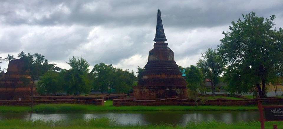 Chedi at Ayutthaya in Northern Thailand