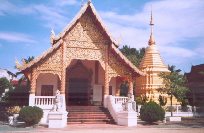 Wat Chai Kiat in Chiang Mai in northern Thailand