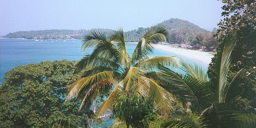 Beach at Hat Surin on Ko Phuket in Southern Thailand