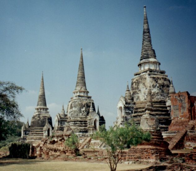 Chedi at Ayutthaya