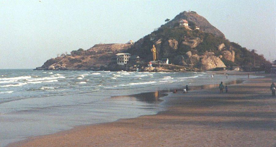 Wat Khao Takiap near Hua Hin in Southern Thailand