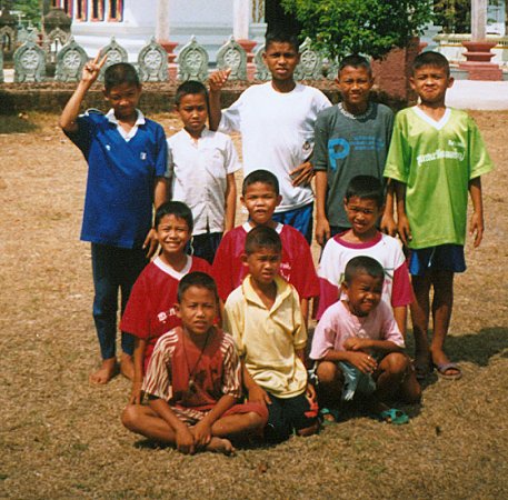 Thai Boys at Khlong Yai in SE Thailand