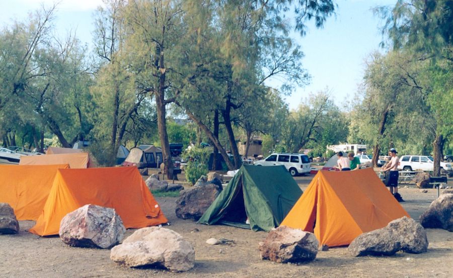 Campsite at South Rim of Grand Canyon