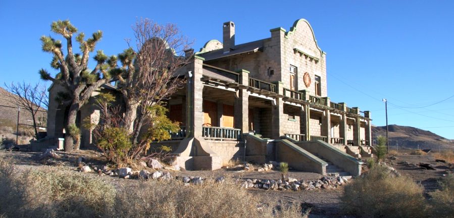 Old Train Station in Rhyolite Ghost Town