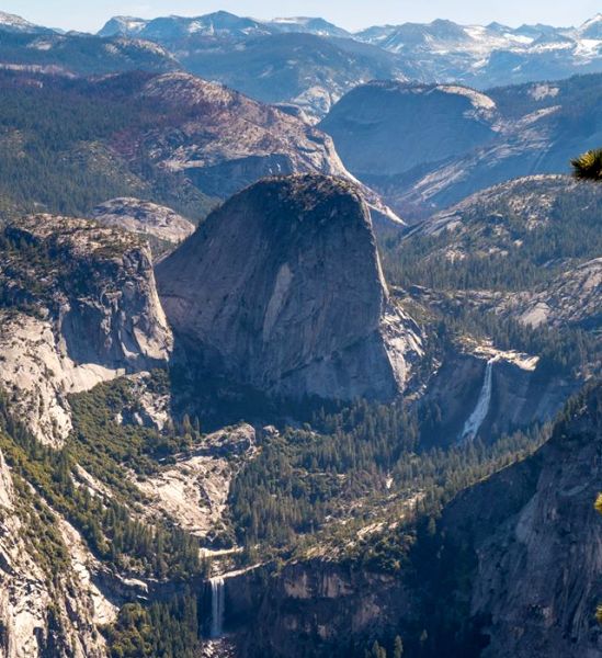 View from Glacier Point above Yosemite Valley