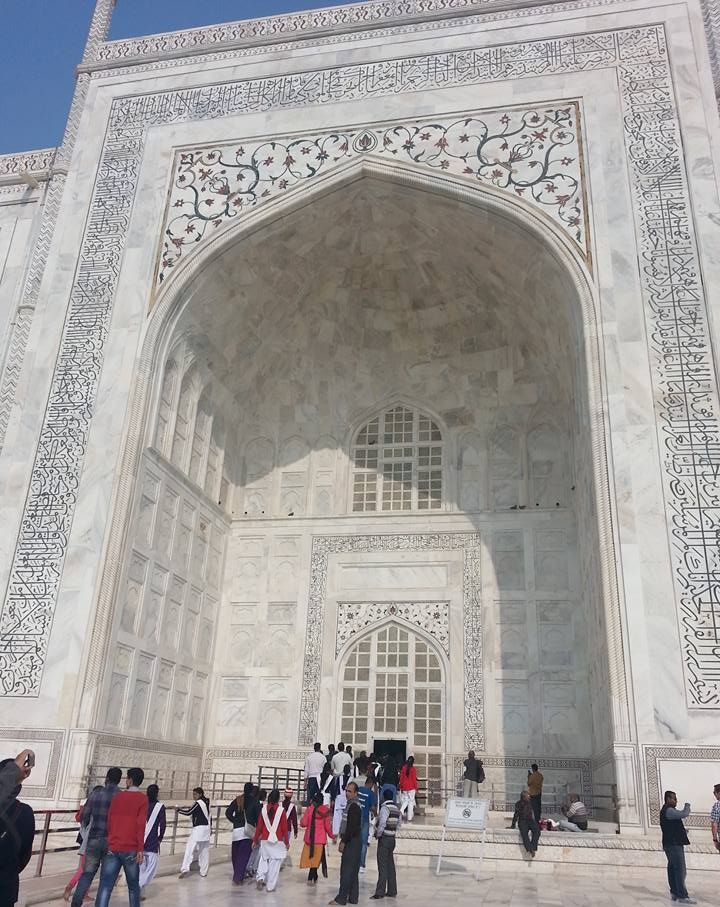 Taj Mahal in Agra, India - the finest example of Mughal architecture