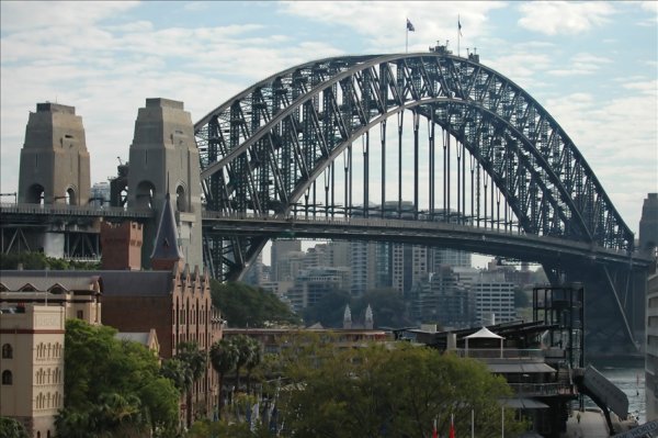 Harbour Bridge at Sidney, Australia