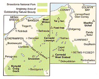 Snowdon & Conwy Valley - Ordnance Survey Explorer Map